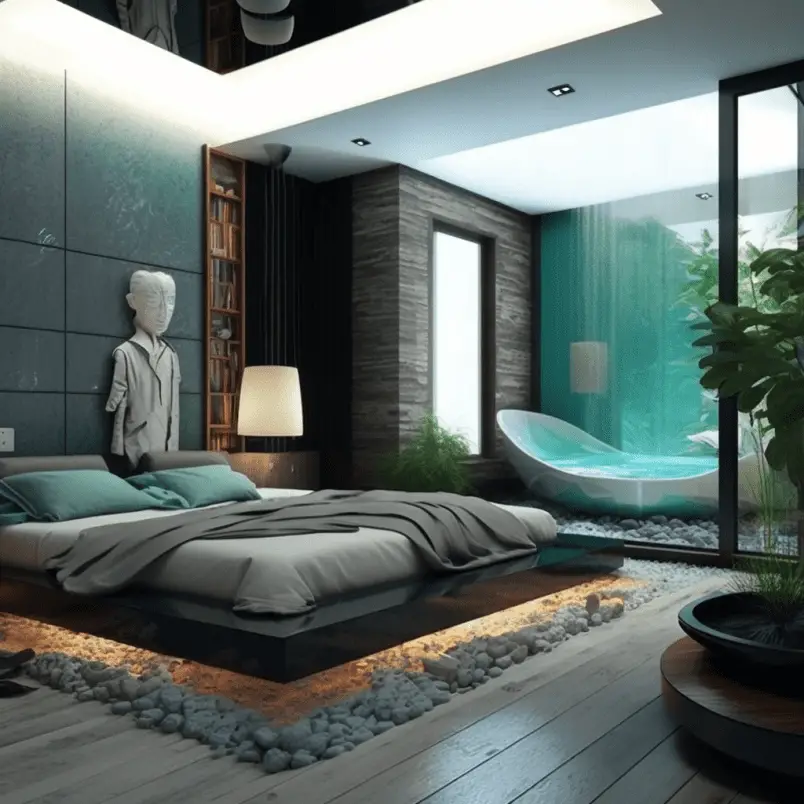 Spa style bedroom design idea