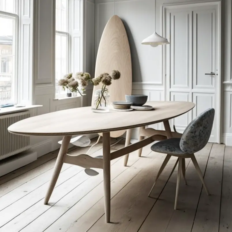 Dining room Surfboard table