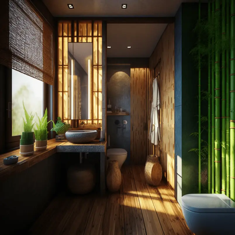 bathroom design ideas 2023 sustainable materials