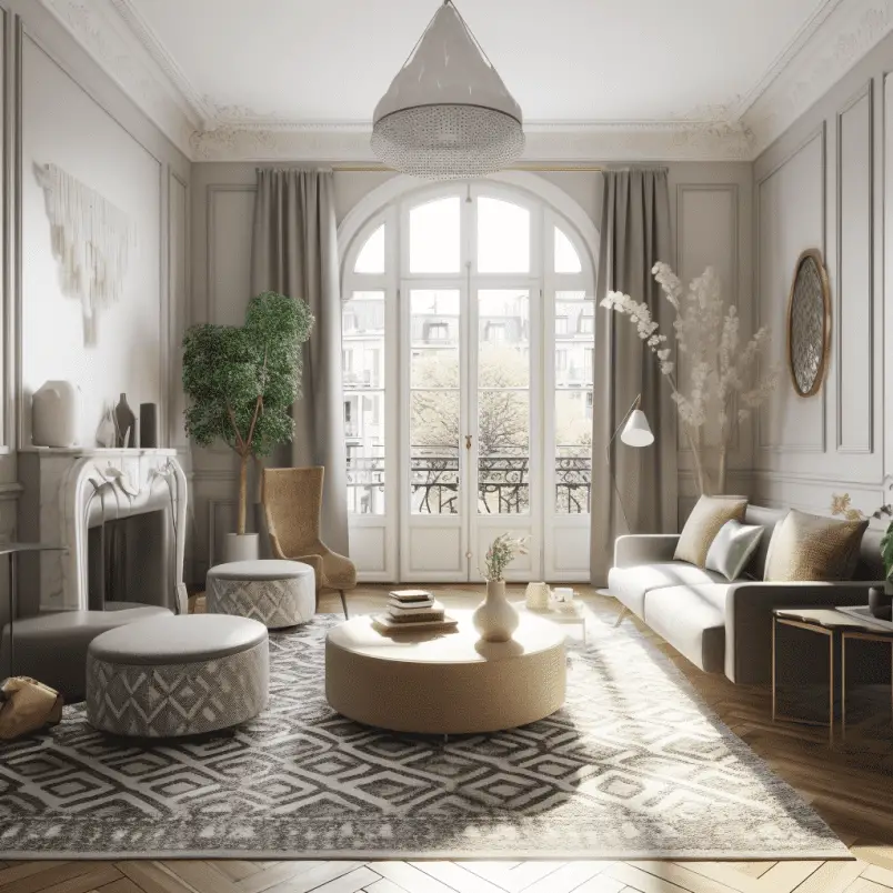 Parisian chic interior design