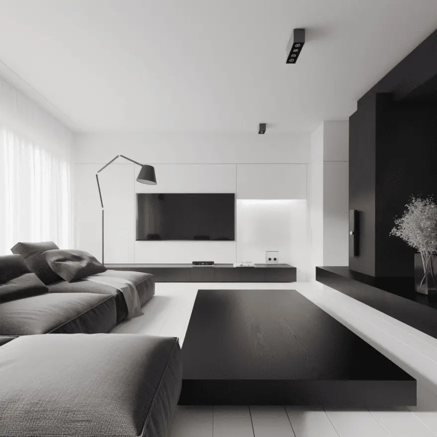 Minimalistic interior design