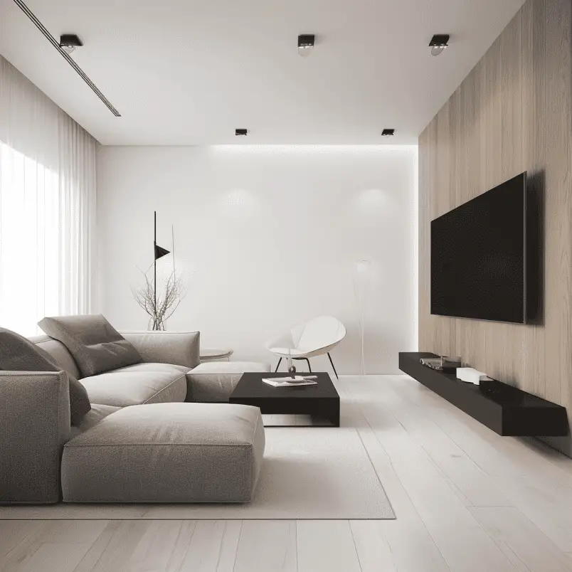 Minimalistic interior design