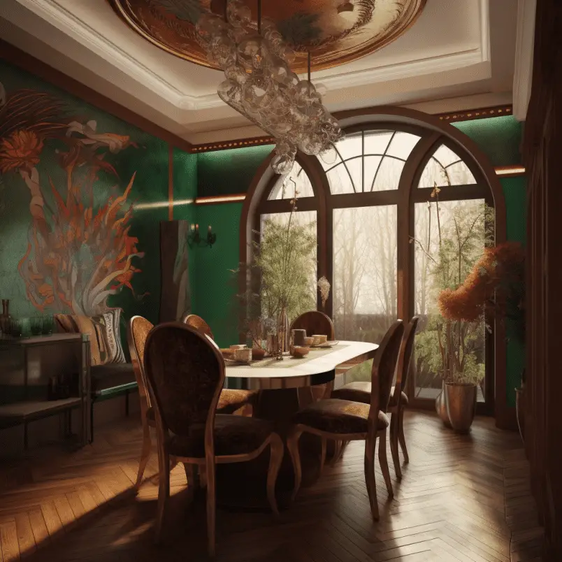 art nouveau interior design