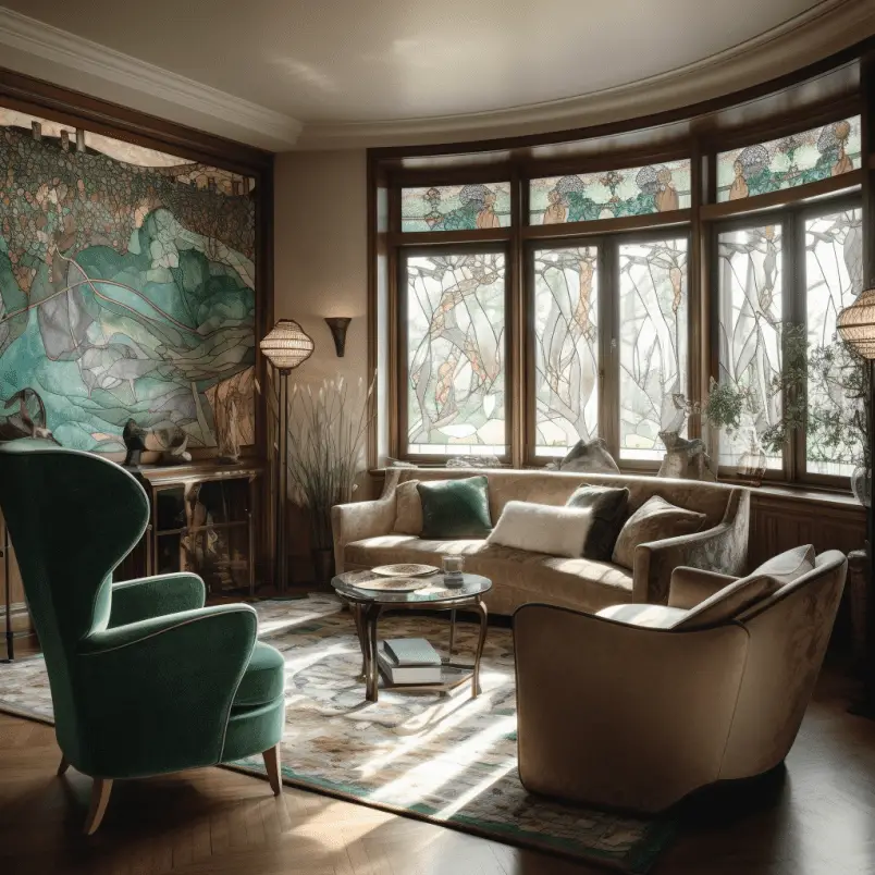 art nouveau interior design