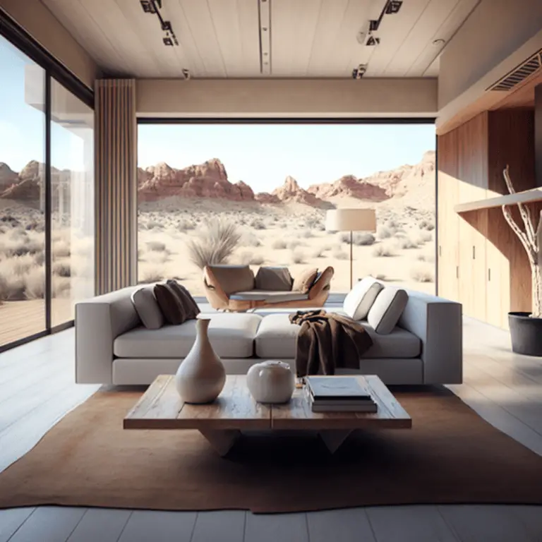 Modern desert interior design