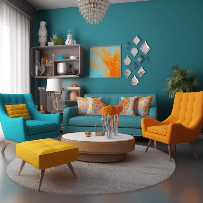 Retro interior design