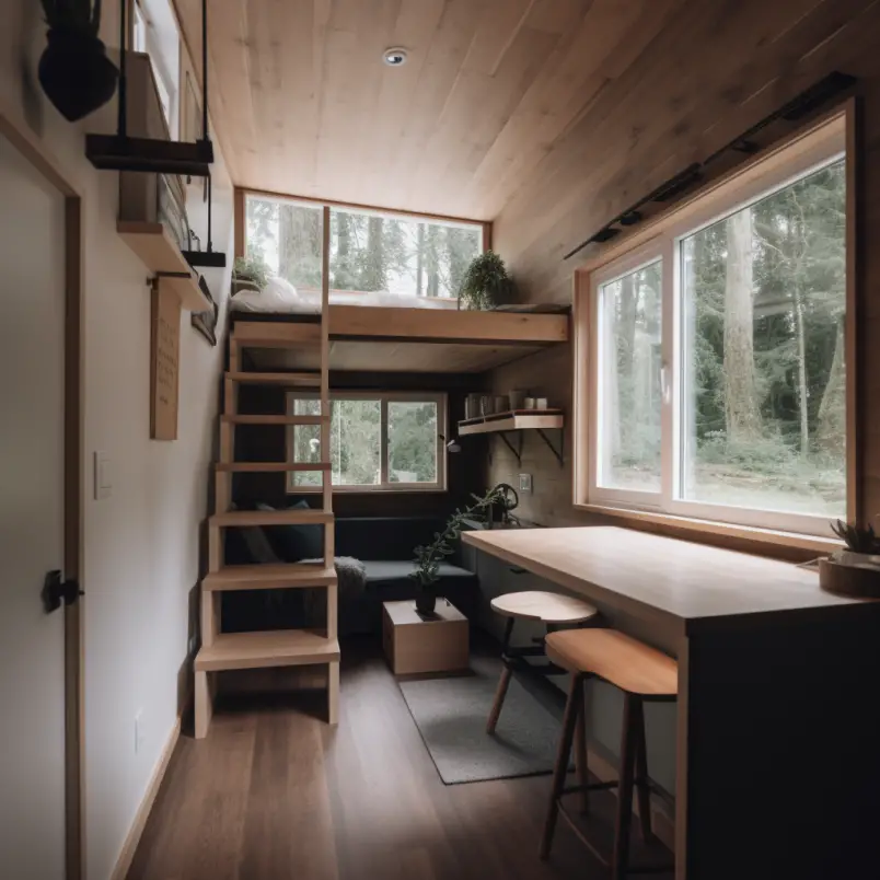 minimalistic tiny house