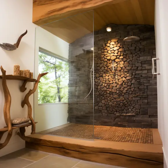 walk-in shower eco friednly