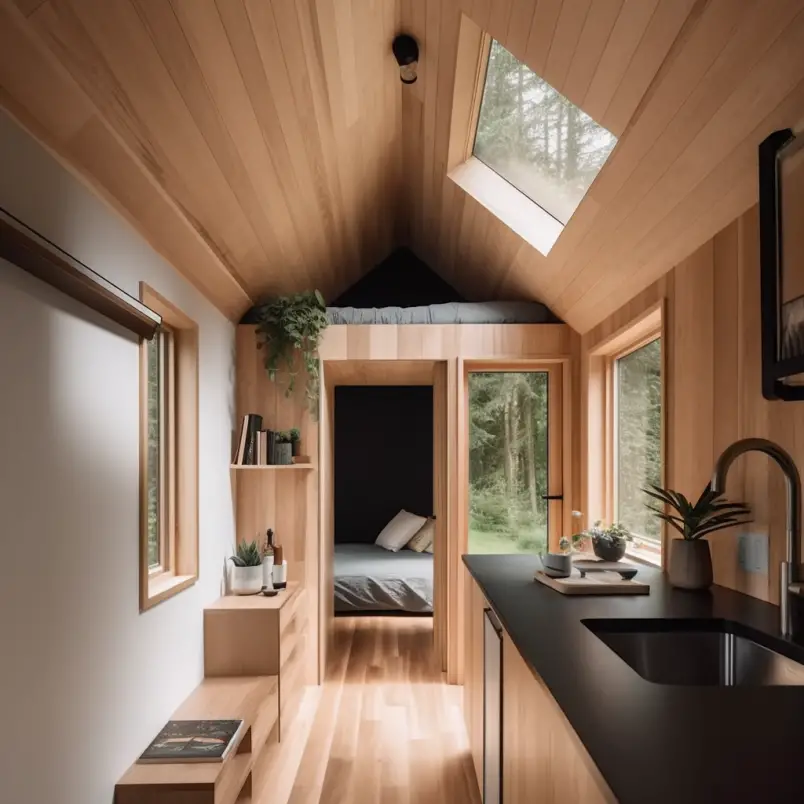 minimalistic tiny house