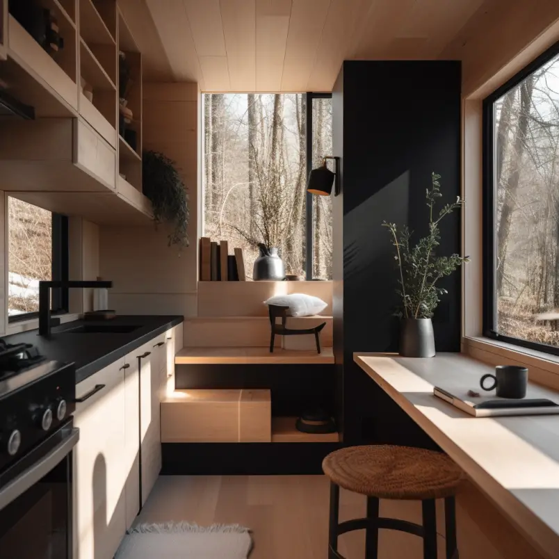 minimalistic tiny house