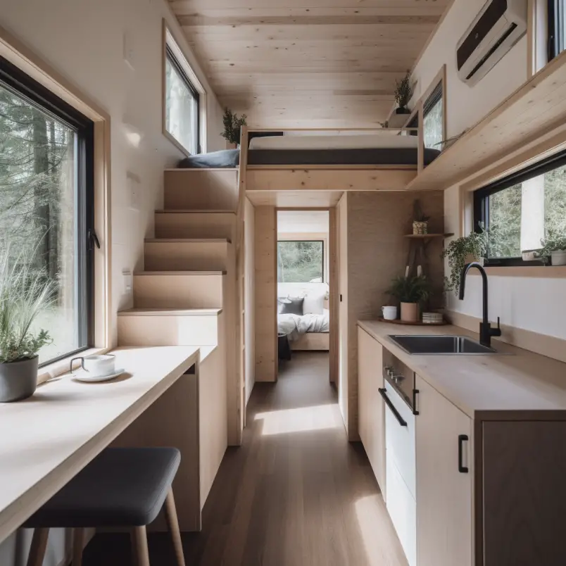 minimalistic tiny house