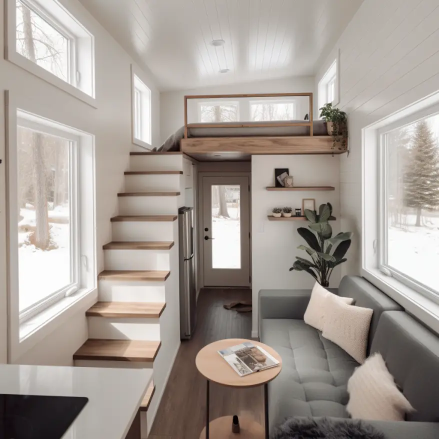 minimalistic tiny house