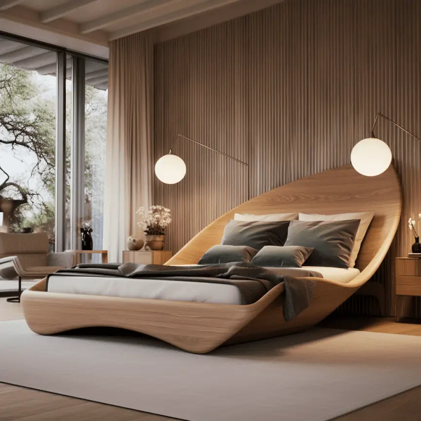 Mid Century modern bedroom