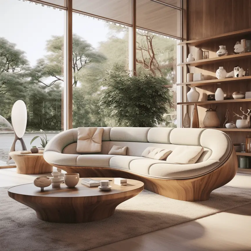 Mid Century modern living room