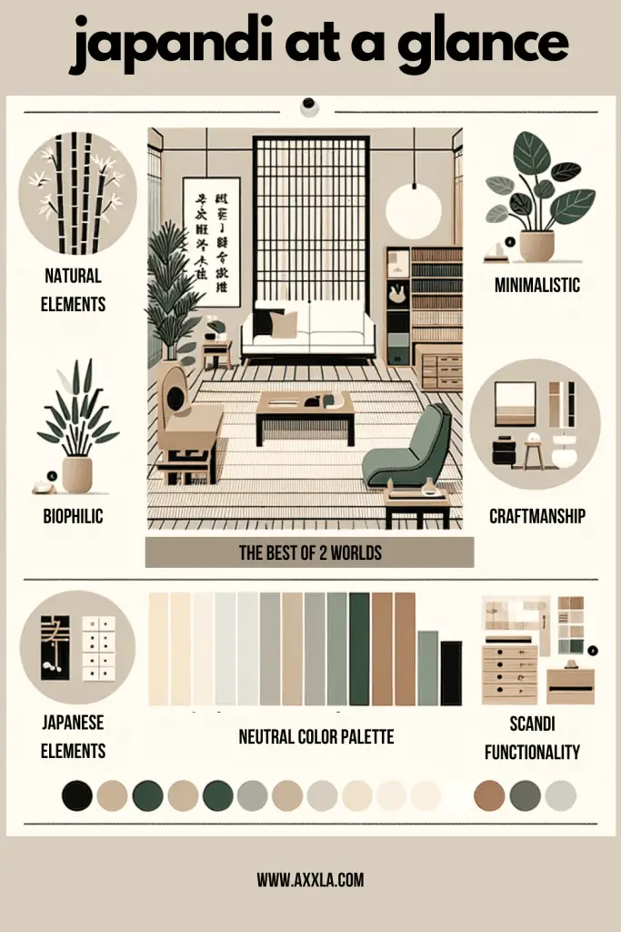 What is japandi infographic