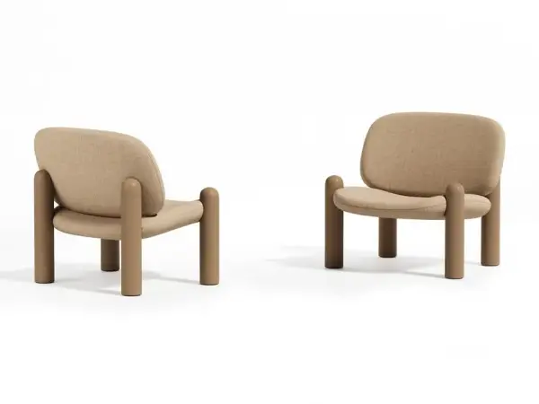 Japandi style chair
