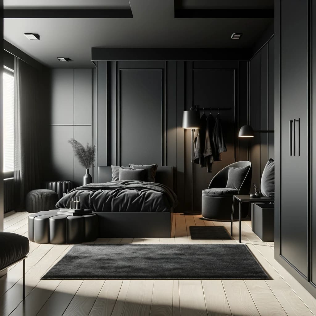 12 Modern Teen Spaces Ideas Awesome Trends In Teenager Bedroom Design   Black 