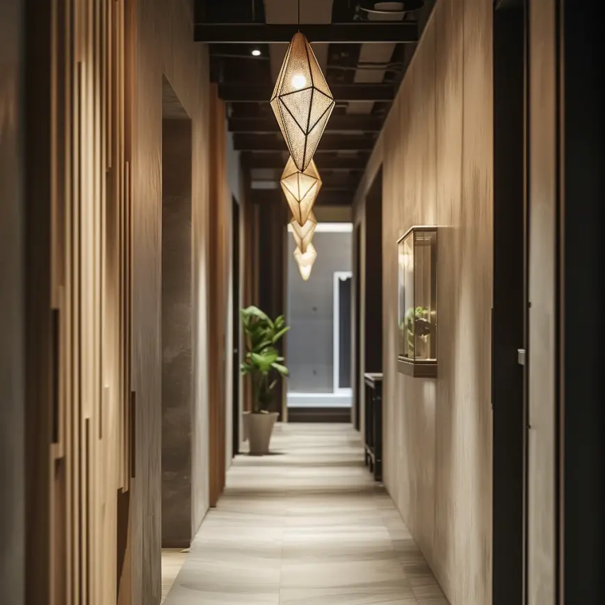 Hallway lighting design