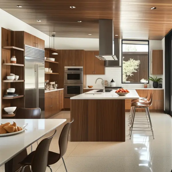 Mid-Century Modern Kitchen: Ultimate Guide to Colors, Materials, and