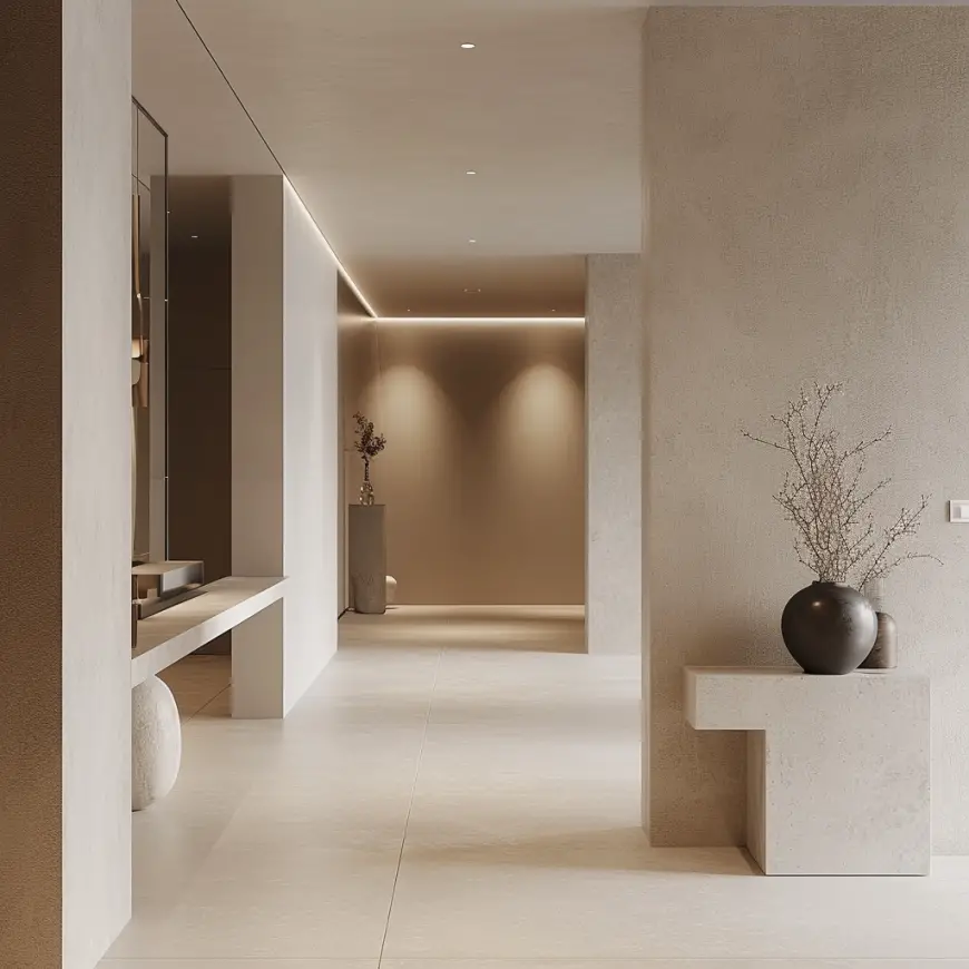 Minimalistic Hallway design