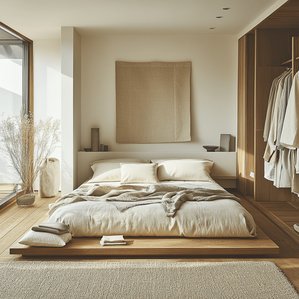 Japandi bedroom ideas