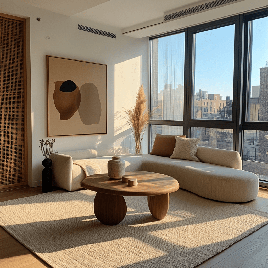 Japandi interior design furniture